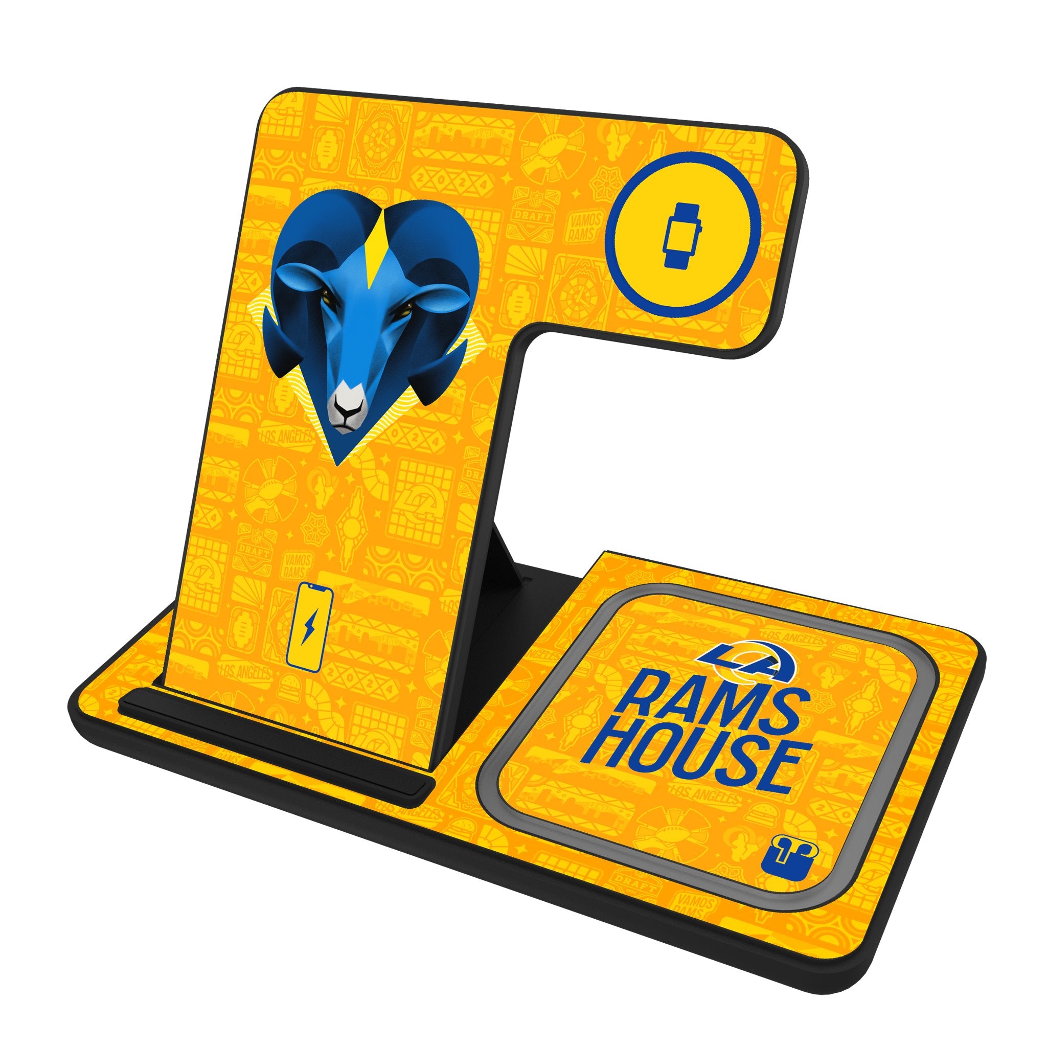 Los Angeles Rams 2024 Illustrated Limited Edition 3 in 1 Charging Station