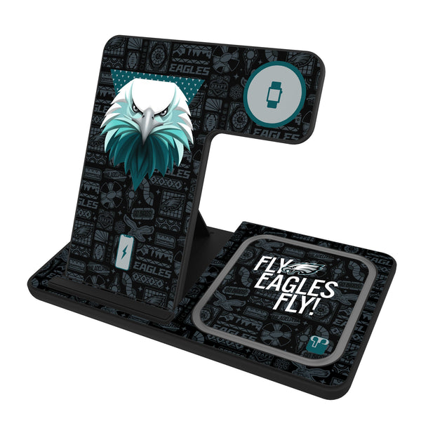 Philadelphia Eagles 2024 Illustrated Limited Edition 3 in 1 Charging Station