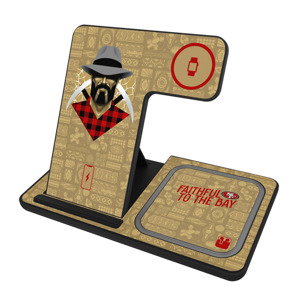 San Francisco 49ers 2024 Illustrated Limited Edition 3 in 1 Charging Station