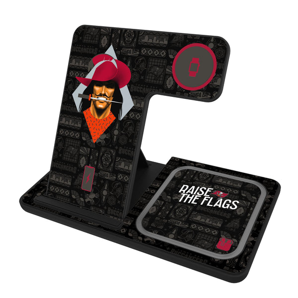 Tampa Bay Buccaneers 2024 Illustrated Limited Edition 3 in 1 Charging Station
