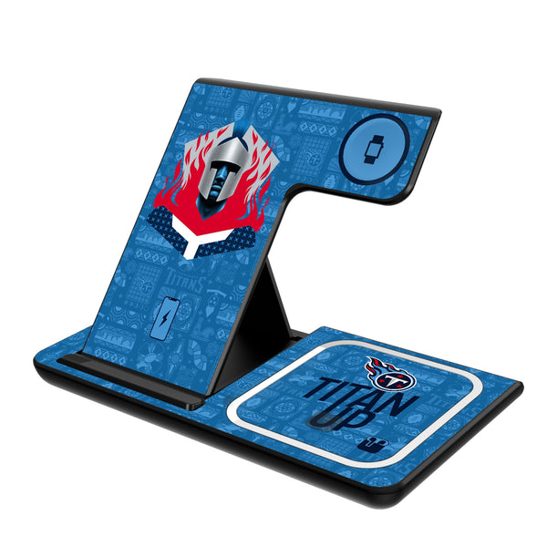Tennessee Titans 2024 Illustrated Limited Edition 3 in 1 Charging Station