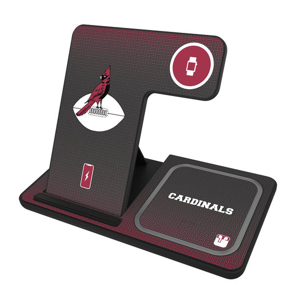 Chicago Cardinals 1947-1959 Historic Collection Linen 3 in 1 Charging Station