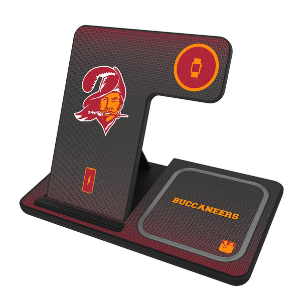 Tampa Bay Buccaneers Historic Collection Linen 3 in 1 Charging Station