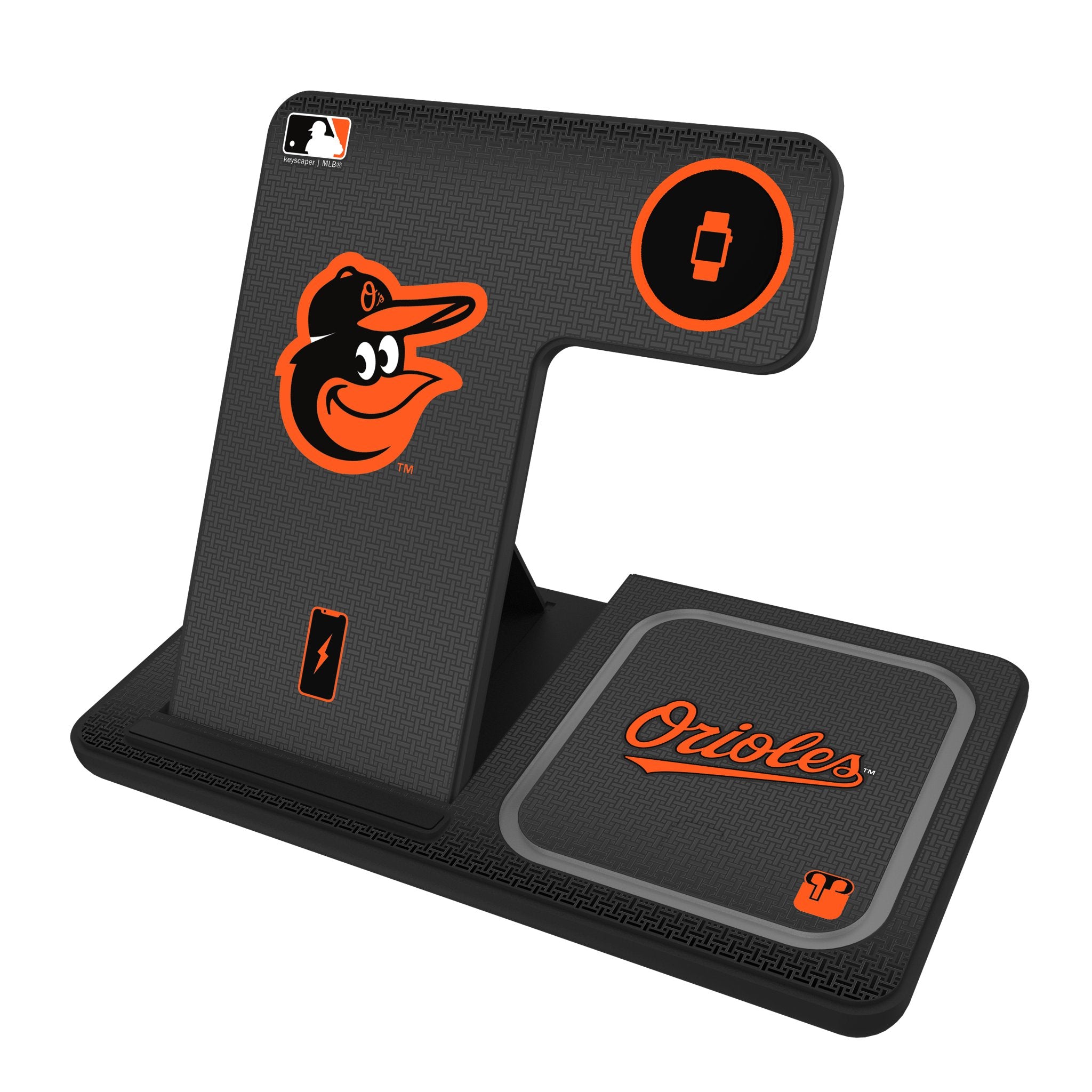 Baltimore Orioles Linen 3 in 1 Charging Station