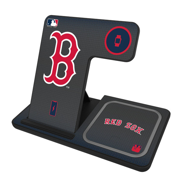 Boston Red Sox Linen 3 in 1 Charging Station