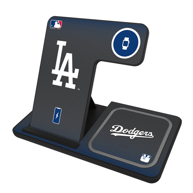 LA Dodgers Linen 3 in 1 Charging Station