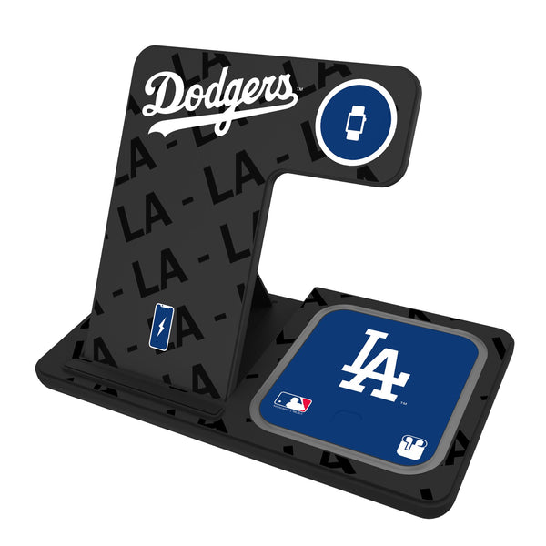 LA Dodgers Monocolor Tilt 3 in 1 Charging Station
