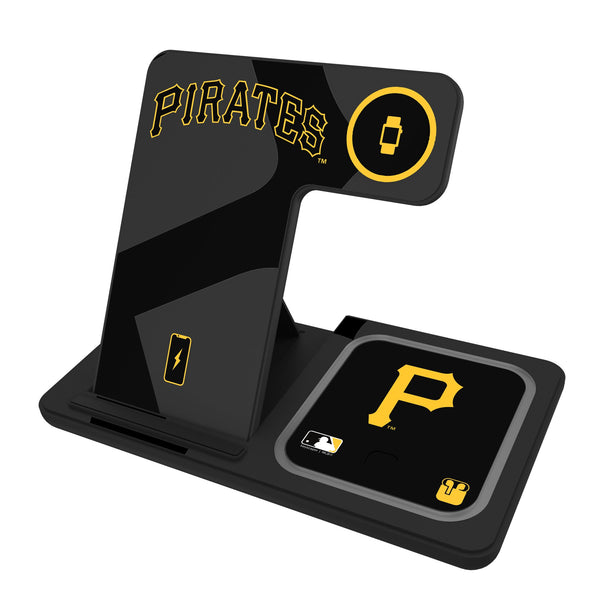 Pittsburgh Pirates Monocolor Tilt 3 in 1 Charging Station