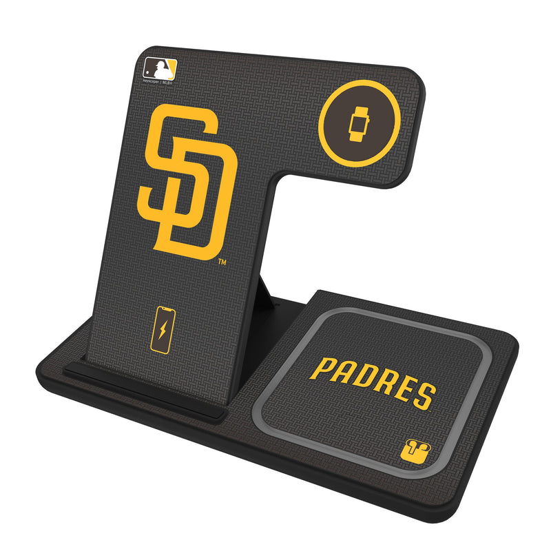 San Diego Padres Linen 3 in 1 Charging Station