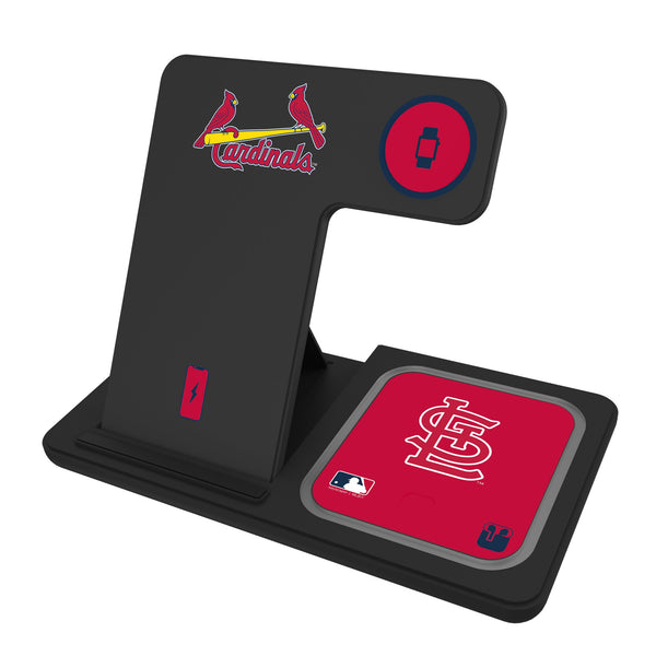 St Louis Cardinals Monocolor Tilt 3 in 1 Charging Station