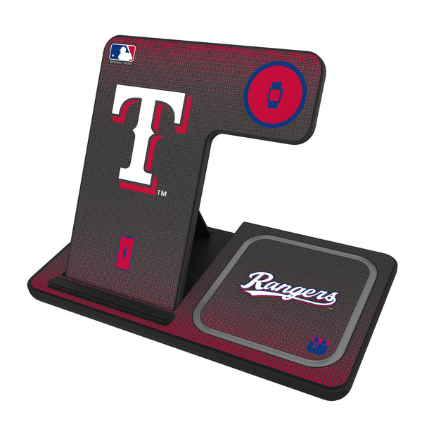 Texas Rangers Linen 3 in 1 Charging Station