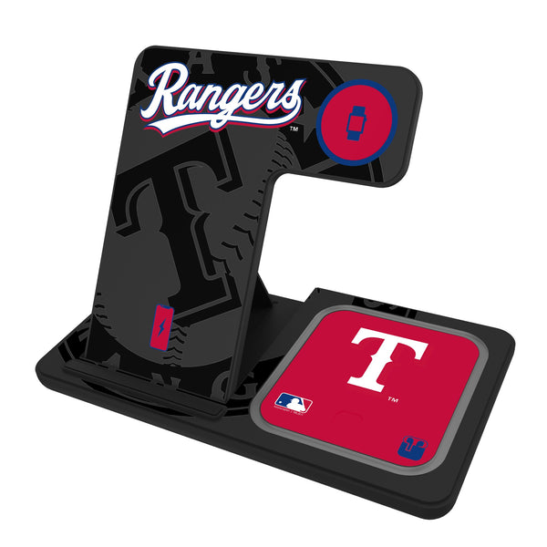Texas Rangers Monocolor Tilt 3 in 1 Charging Station