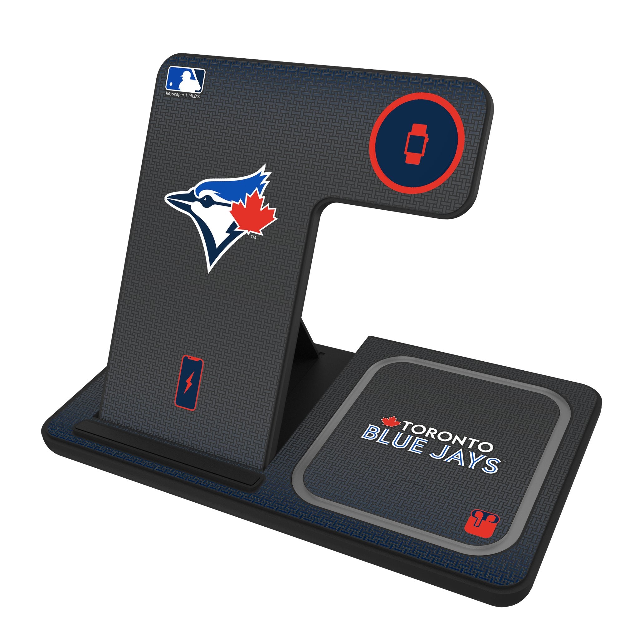 Toronto Blue Jays Linen 3 in 1 Charging Station