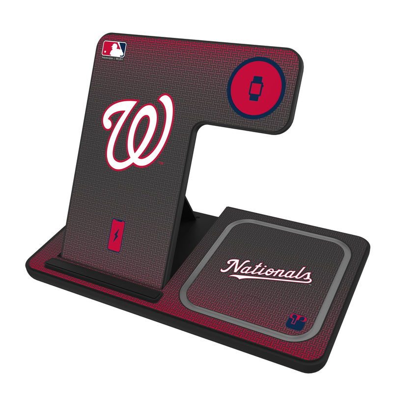 Washington Nationals Linen 3 in 1 Charging Station