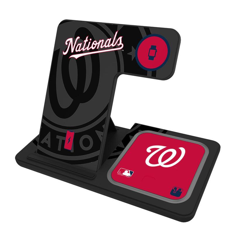 Washington Nationals Monocolor Tilt 3 in 1 Charging Station
