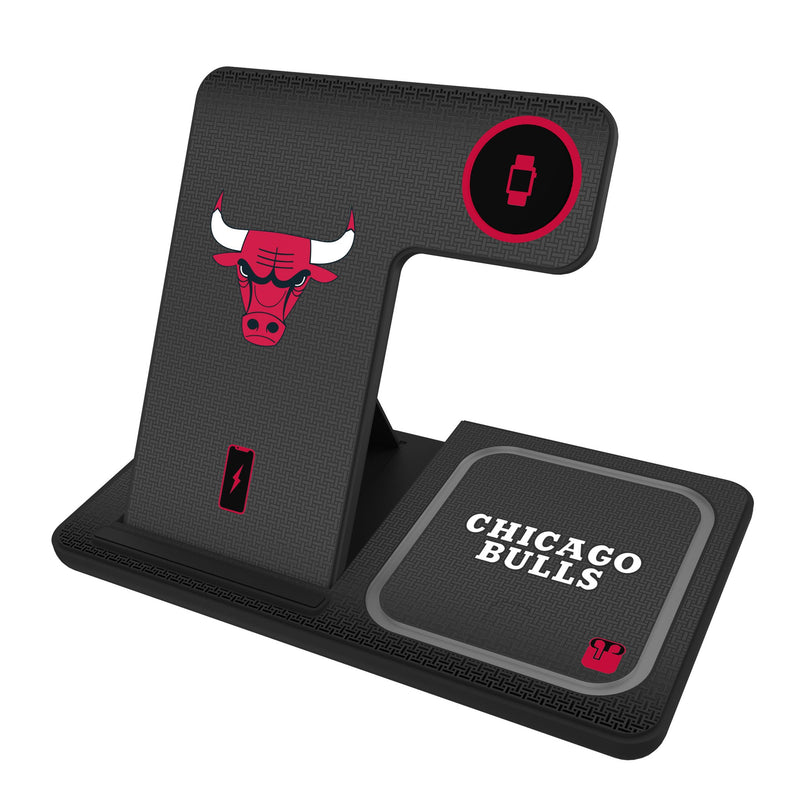 Chicago Bulls Linen 3 in 1 Charging Station