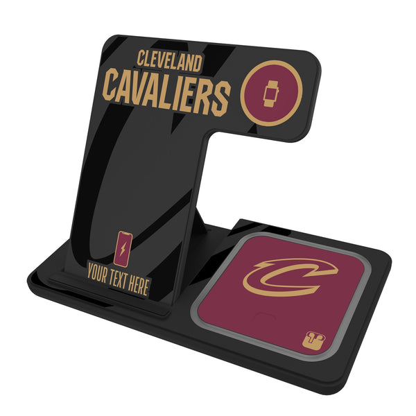Cleveland Cavaliers Personalized Tilt 3 in 1 Charging Station