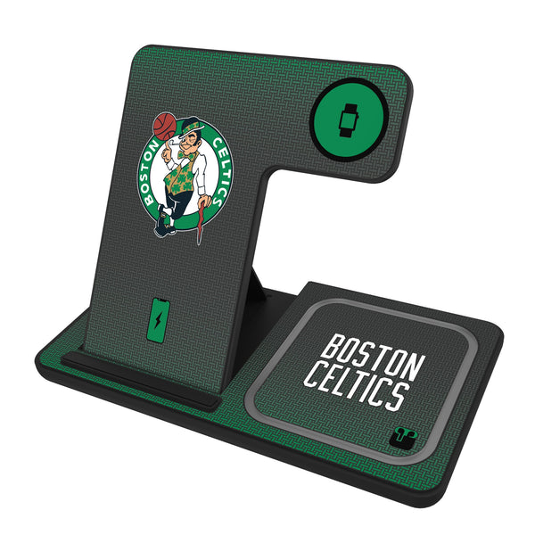 Boston Celtics Linen 3 in 1 Charging Station
