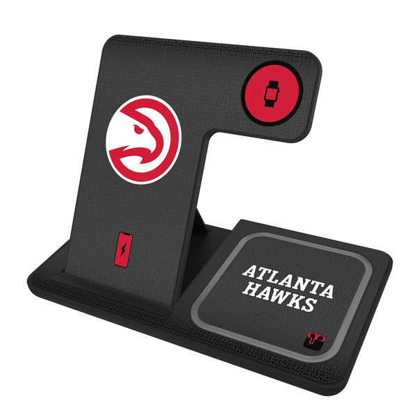 Atlanta Hawks Linen 3 in 1 Charging Station