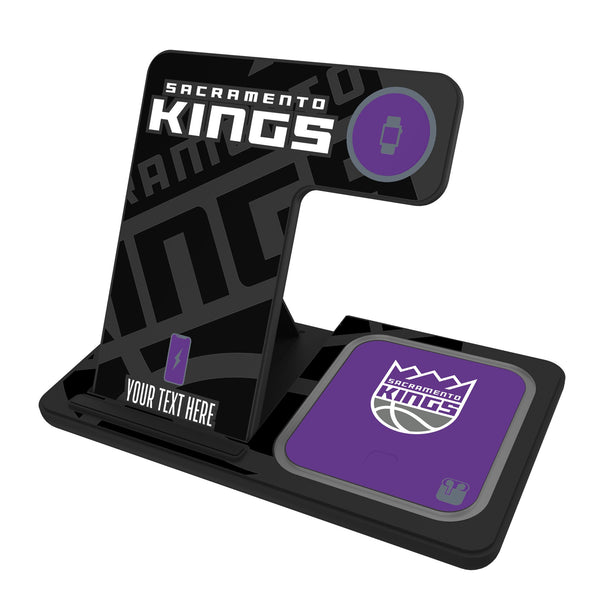 Sacramento Kings Personalized Tilt 3 in 1 Charging Station