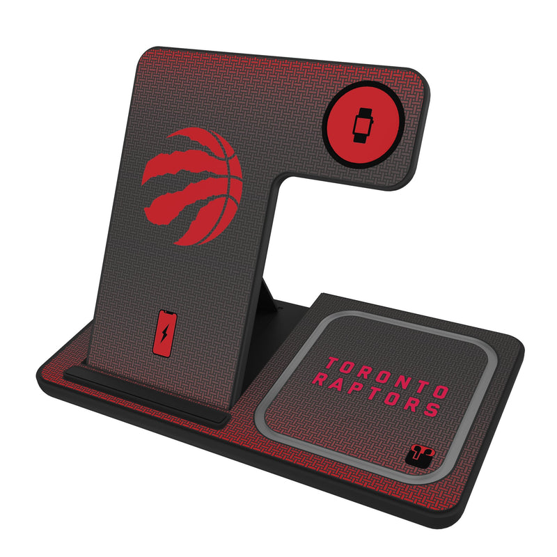 Toronto Raptors Linen 3 in 1 Charging Station