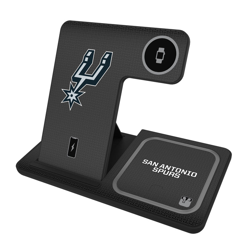 San Antonio Spurs Linen 3 in 1 Charging Station