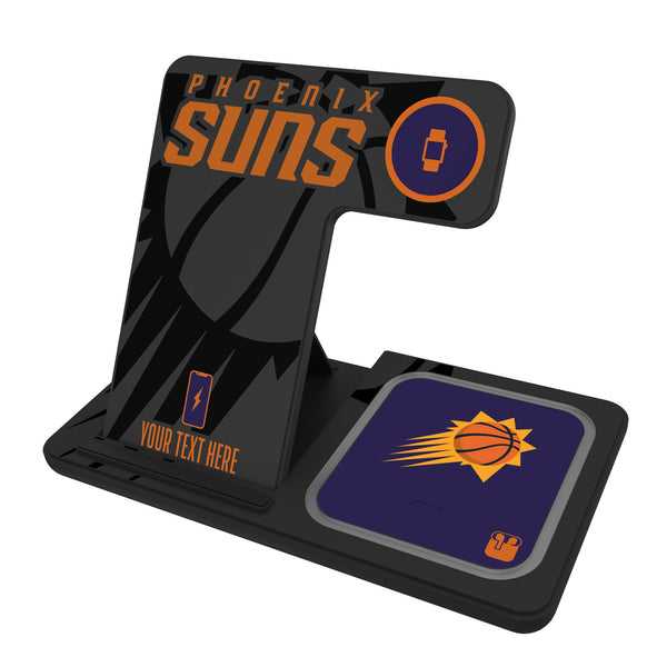 Phoenix Suns Personalized Tilt 3 in 1 Charging Station