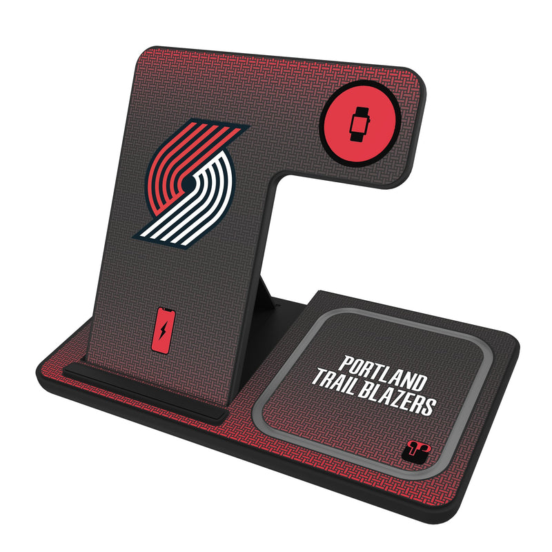 Portland Trail Blazers Linen 3 in 1 Charging Station