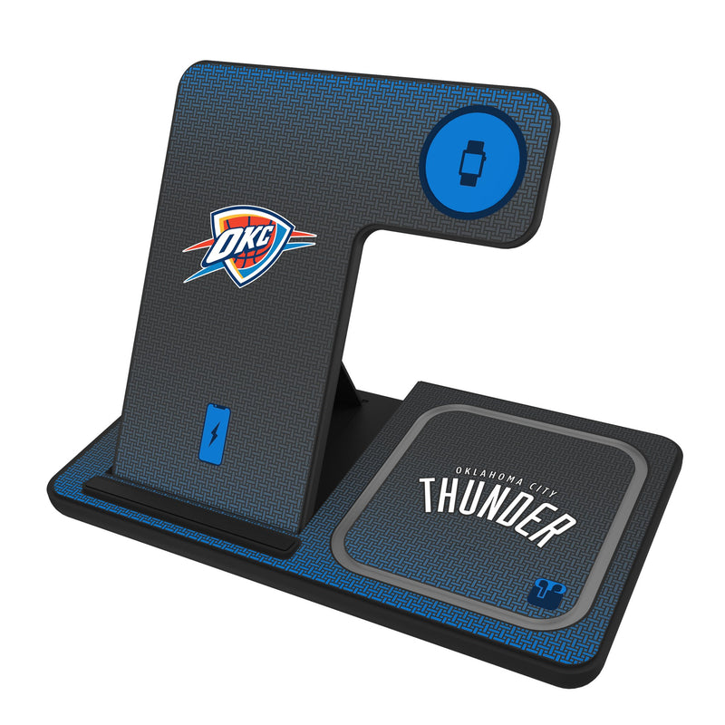 Oklahoma City Thunder Linen 3 in 1 Charging Station