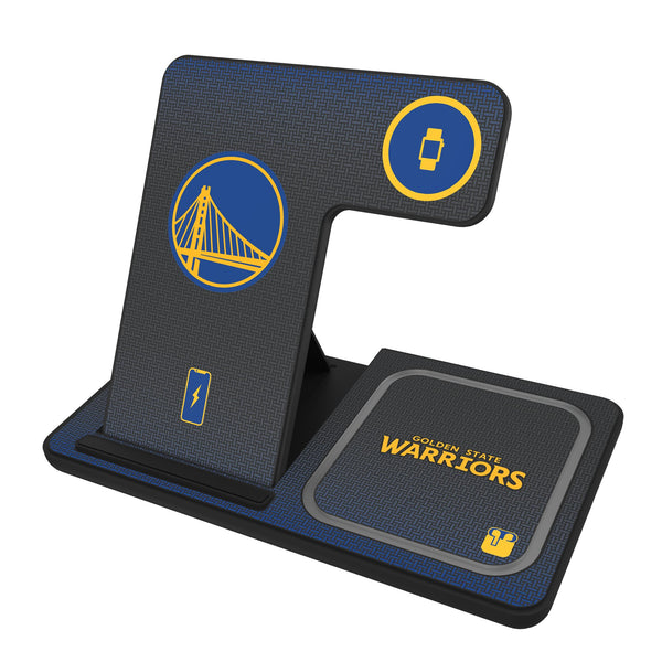 Golden State Warriors Linen 3 in 1 Charging Station
