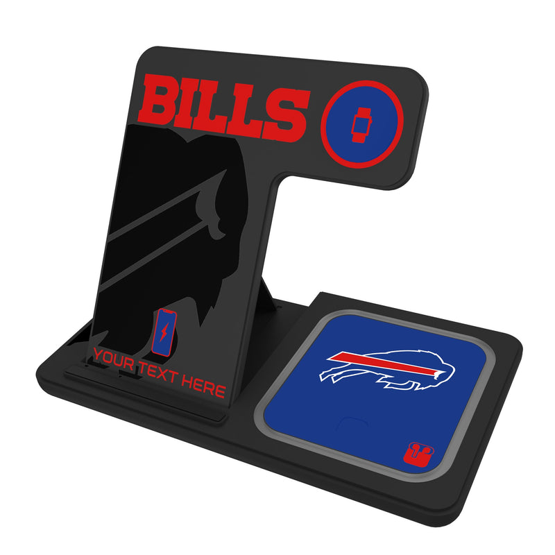 Buffalo Bills Personalized Tilt 3 in 1 Charging Station