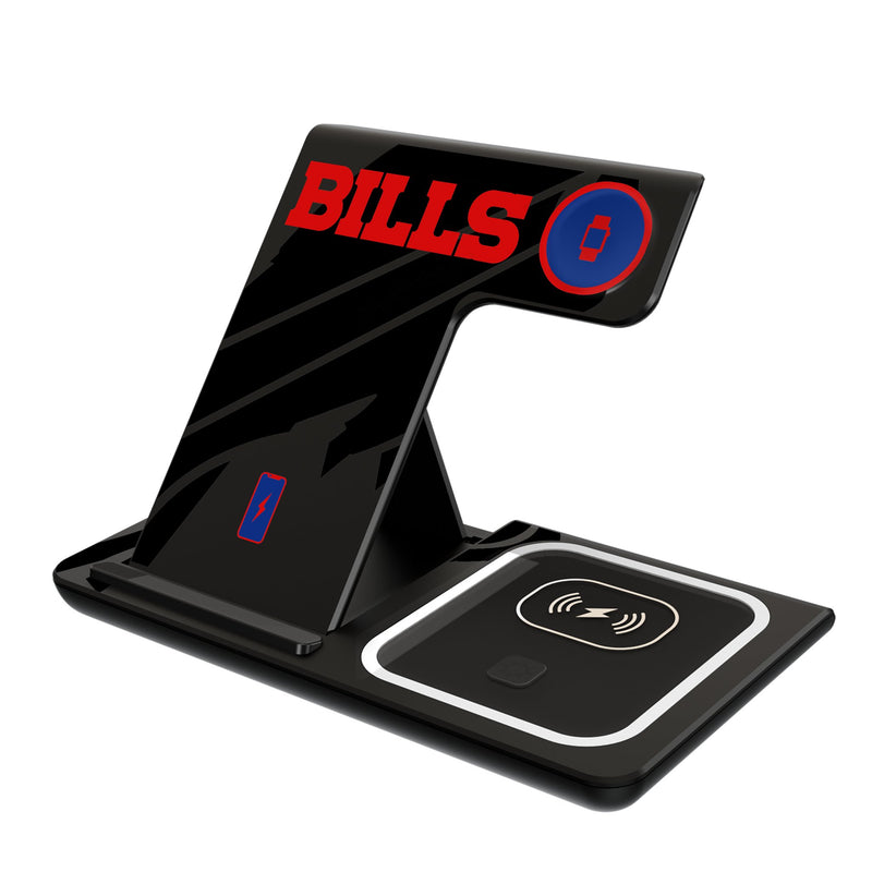 Buffalo Bills Monocolor Tilt 3 in 1 Charging Station