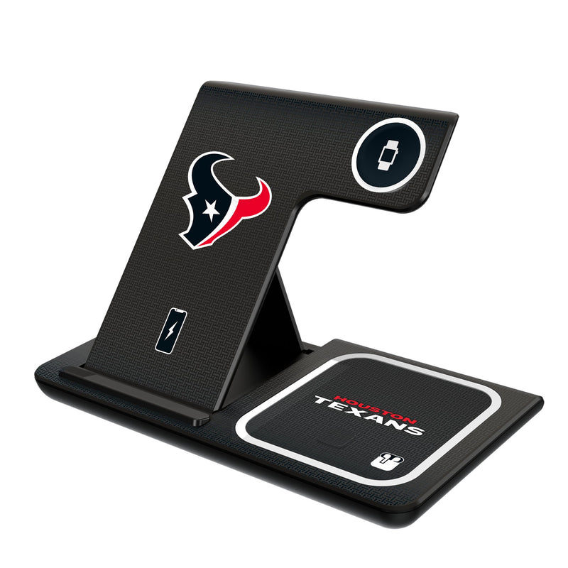 Houston Texans Linen 3 in 1 Charging Station