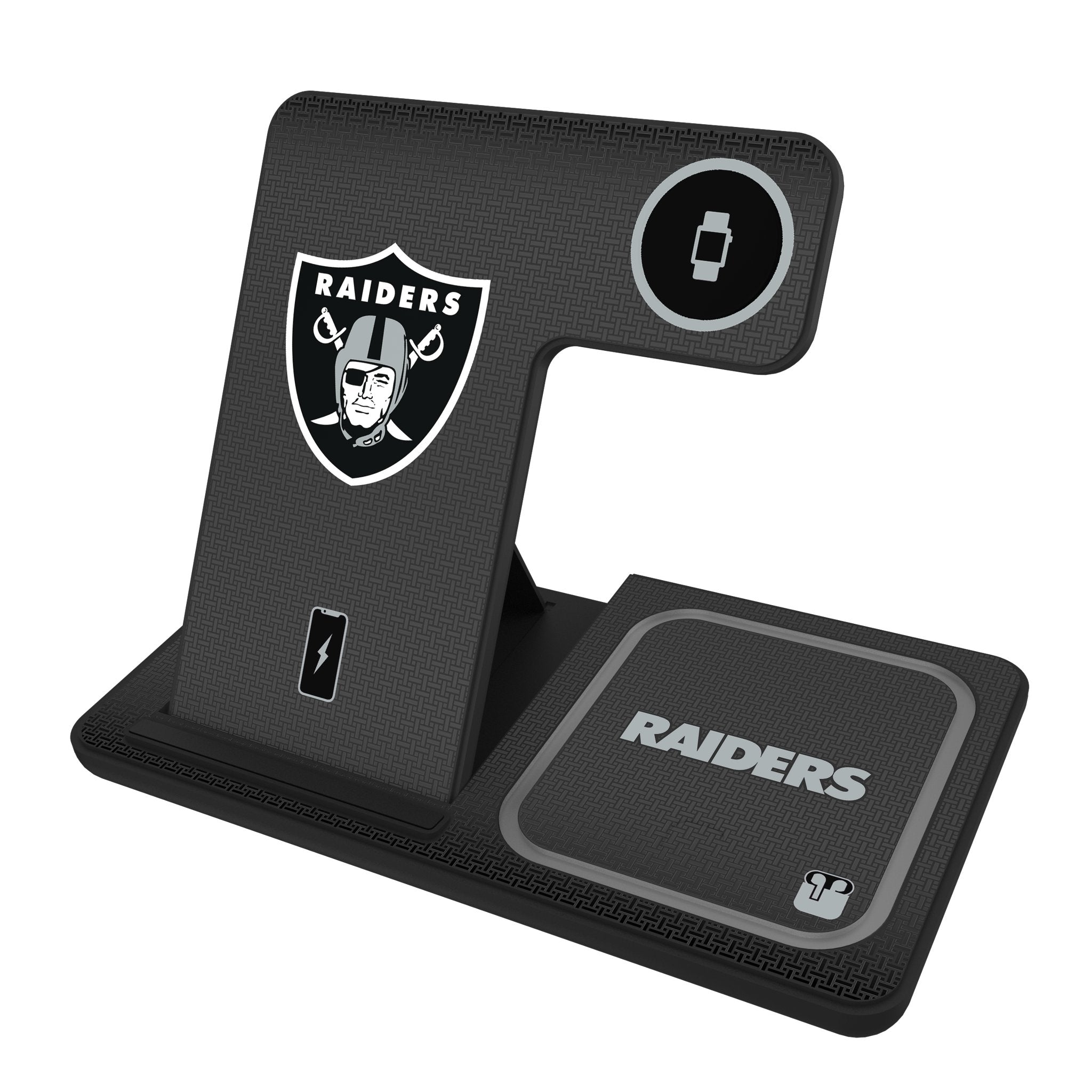Las Vegas Raiders Linen 3 in 1 Charging Station