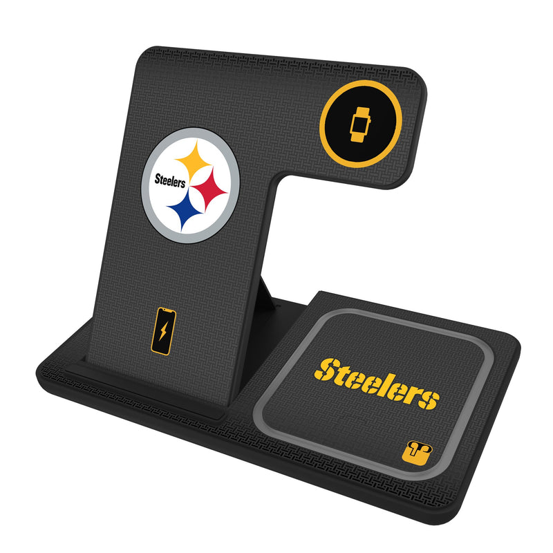 Pittsburgh Steelers Linen 3 in 1 Charging Station