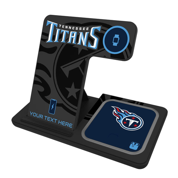 Tennessee Titans Personalized Tilt 3 in 1 Charging Station