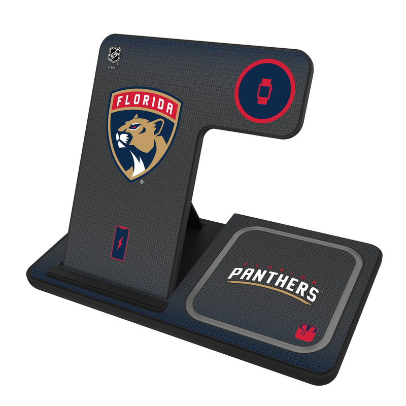 Florida Panthers Linen 3 in 1 Charging Station