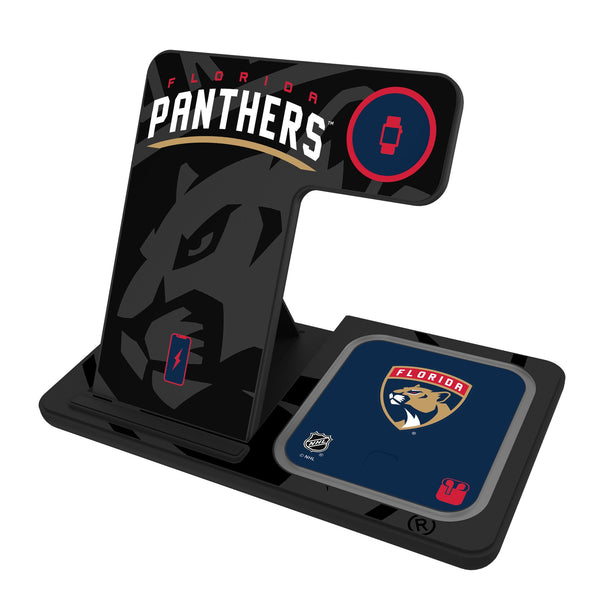 Florida Panthers Monocolor Tilt 3 in 1 Charging Station