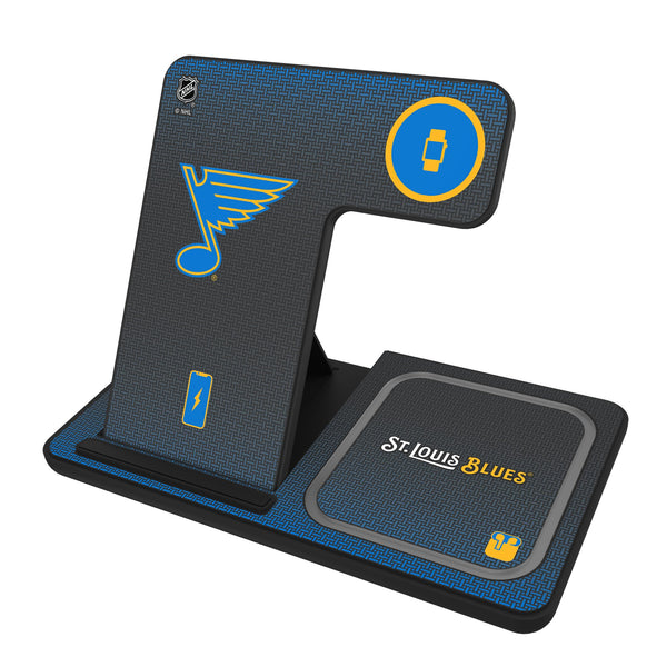 St. Louis Blues Linen 3 in 1 Charging Station