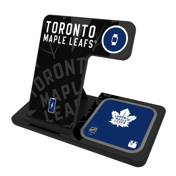 Toronto Maple Leafs Monocolor Tilt 3 in 1 Charging Station