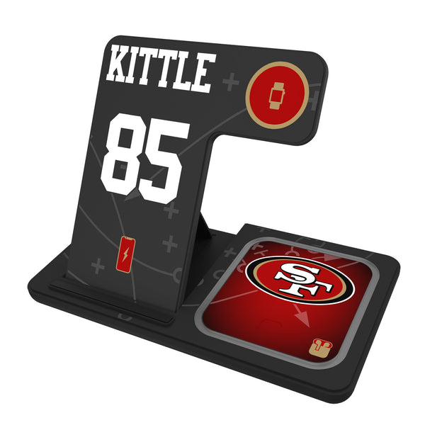 George Kittle San Francisco 49ers 85 Ready 3 in 1 Charging Station