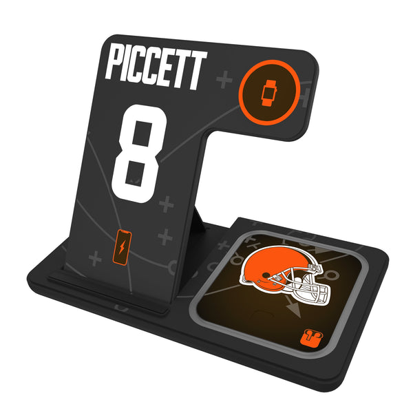Kenny Pickett Cleveland Browns 8 Game Tactic 3 in 1 Charging Station