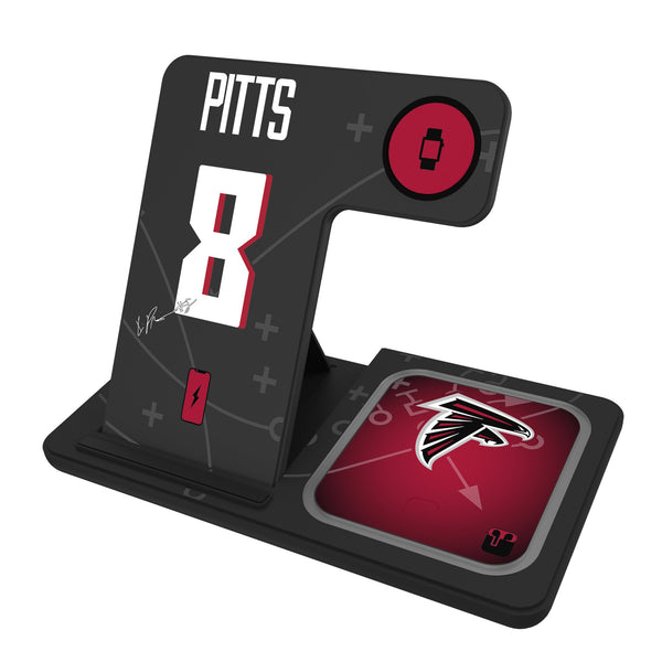 Kyle Pitts Atlanta Falcons 8 Ready 3 in 1 Charging Station