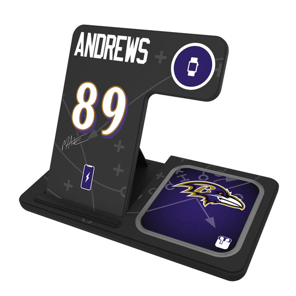 Mark Andrews Baltimore Ravens 89 Ready 3 in 1 Charging Station