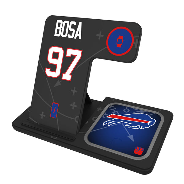 Joey Bosa Buffalo Bills 97 Game Tactic 3 in 1 Charging Station