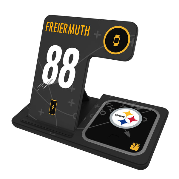 Pat Freiermuth Pittsburgh Steelers 88 Ready 3 in 1 Charging Station