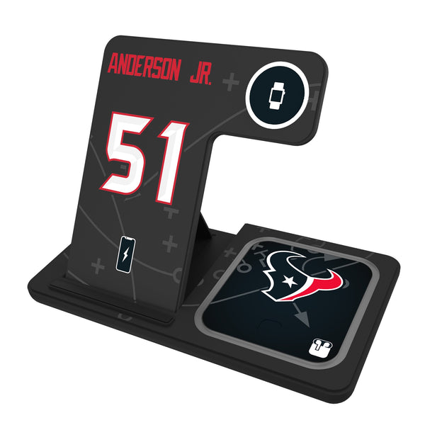 Will Anderson Jr. Houston Texans 51 Ready 3 in 1 Charging Station