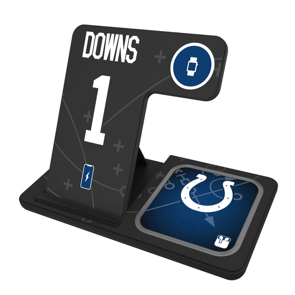 Josh Downs Indianapolis Colts 1 Ready 3 in 1 Charging Station