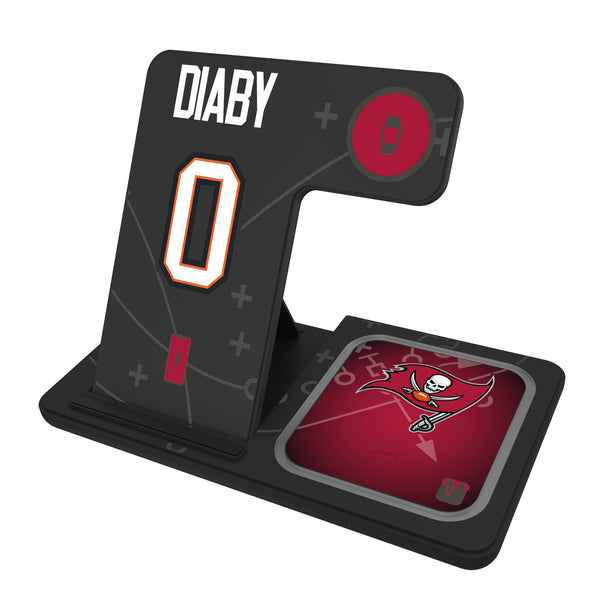 YaYa Diaby Tampa Bay Buccaneers 0 Ready 3 in 1 Charging Station