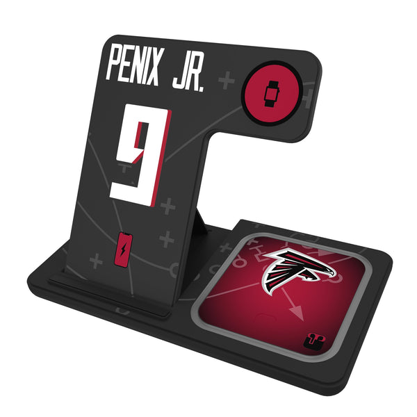 Michael Penix Jr. Atlanta Falcons 9 Game Tactic 3 in 1 Charging Station